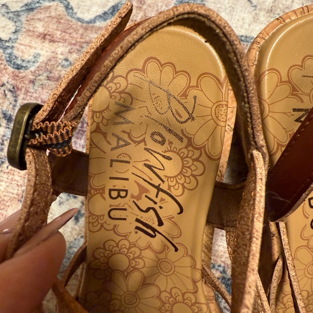 Blowfish Tan and Brown Strappy Sandals - Picture 5 of 5